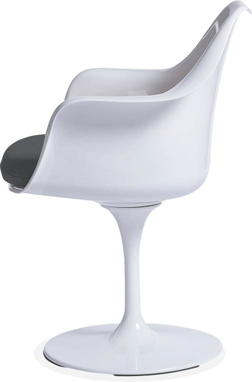 Tulip Arm Chair Charcoal Grey image.