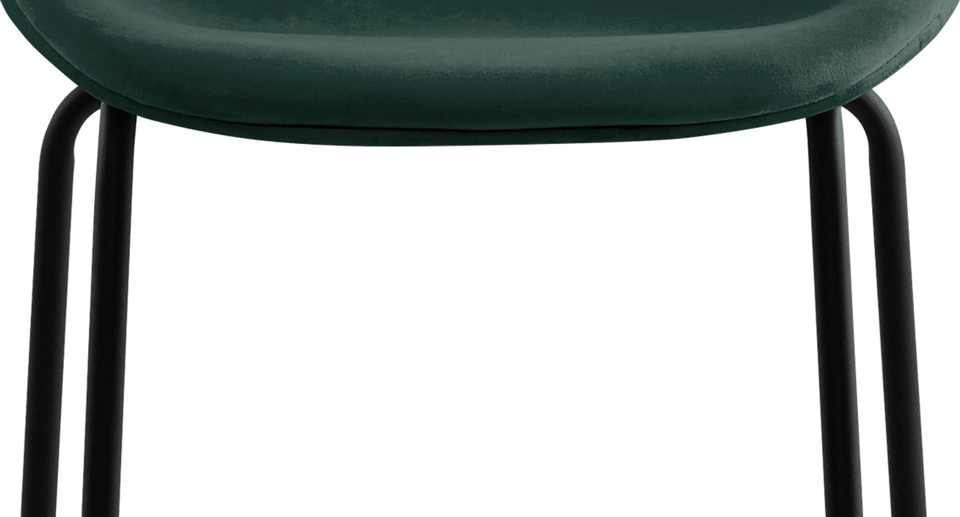 Tabouret de bar style coccinelle - Full Upholstered Velvet