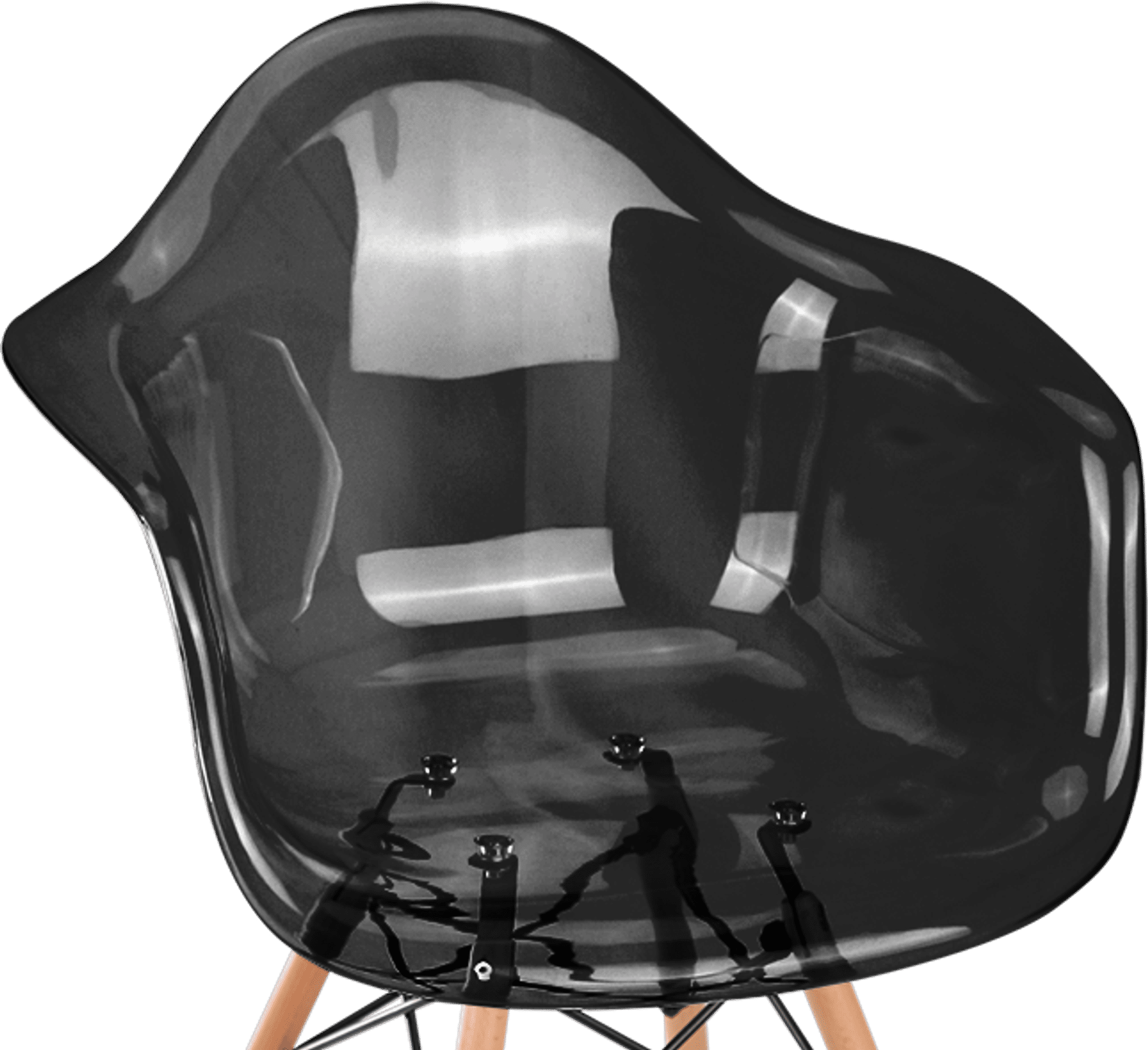 Chaise transparente de style DAW