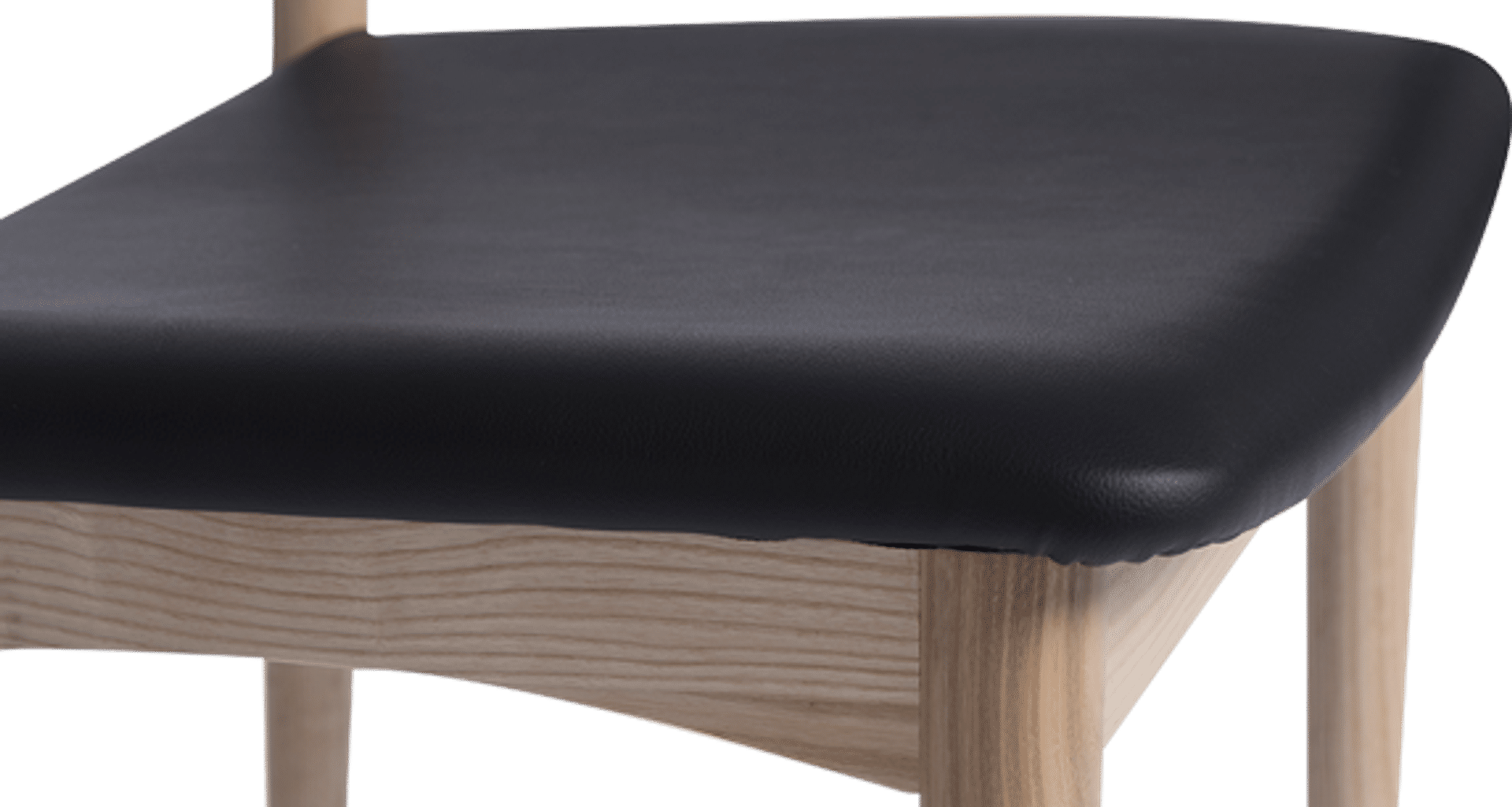 Elbow Chair - Real Leather Cushion - Square