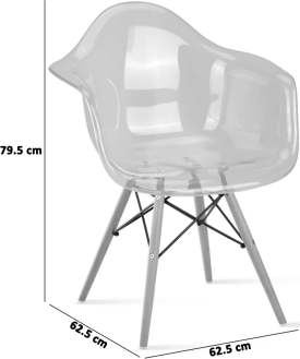 DAW Style Transparent Chair