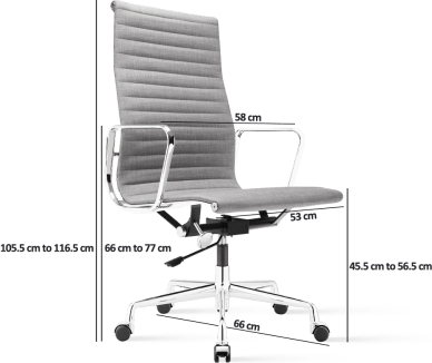 Eames Style Office Chair EA119 Fabric
