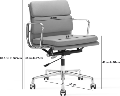 Eames Style Office Chair EA217 Leather