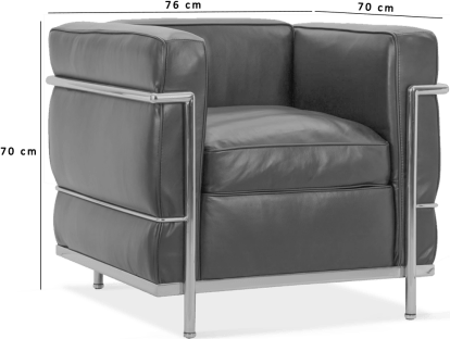 LC2 Style Petit Confort Armchair