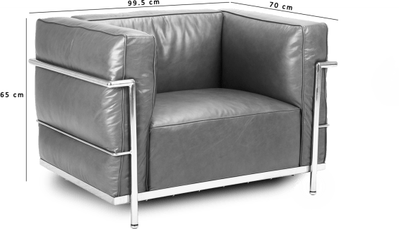 LC3 Style Grand Confort Armchair