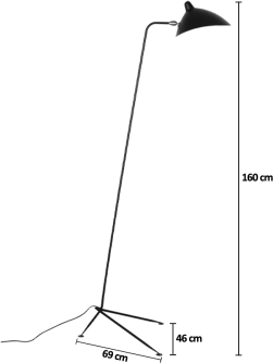 MFL-1 Style Contemporary Floor Lamp