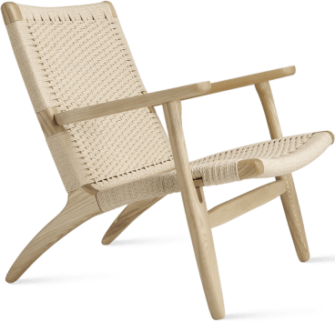 CH25 Easy Chair Solid Ash /Natural image.