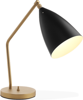 Grasshopper Style Table Lamp Charcoal Grey image.