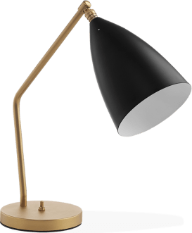 Grasshopper Style Table Lamp Charcoal Grey image.
