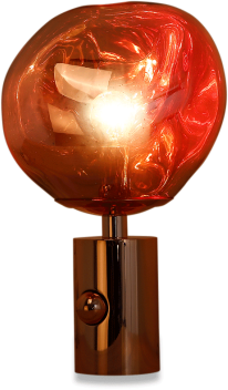 Melt Style Table Lamp  Rose Gold image.