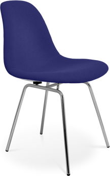 DSX Style Upholstered Dining Chair Blue image.