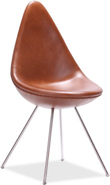 Drop Chair Premium Leather/Dark Tan image.