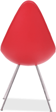Drop Chair Premium Leather/Red image.