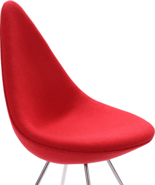 Drop Chair Wool/Deep Red image.