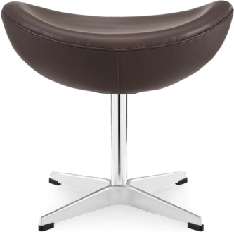 Egg Stool Premium Leather/With piping/Mocha image.