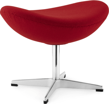 Egg Stool Wool/Without piping/Deep Red image.