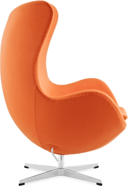 The Egg Chair Wool/Without piping/Orange image.
