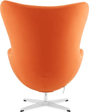 The Egg Chair Wool/Without piping/Orange image.