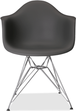 DAR Style Plastic Chair Basalt image.