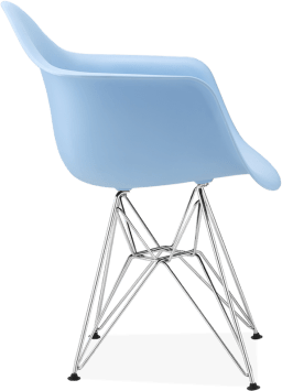 DAR Style Plastic Chair Light Blue image.