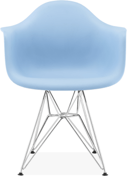 DAR Style Plastic Chair Light Blue image.