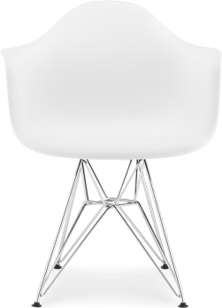 DAR Style Plastic Chair White image.