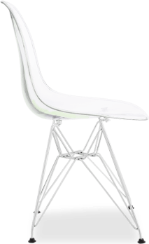 DSR Style Transparent Chair Clear image.