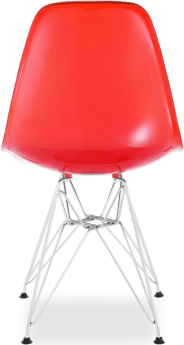 DSR Style Transparent Chair Red image.