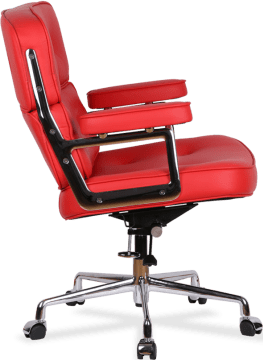 Eames Style ES104 Lobby Chair Red image.