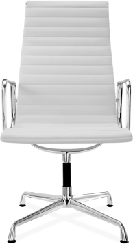 Eames Style Office Chair EA109 Leather White image.