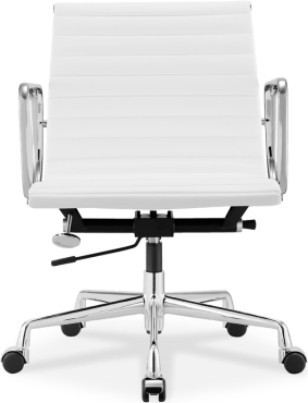 Eames Style Office Chair EA117 Leather White image.