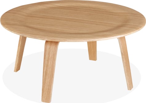 Eames Style Plywood Coffee Table Oak image.