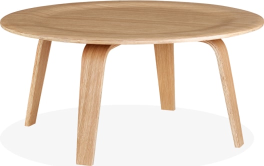 Eames Style Plywood Coffee Table Oak image.