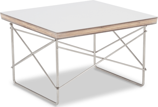 Eames Style LTR Side Table White image.