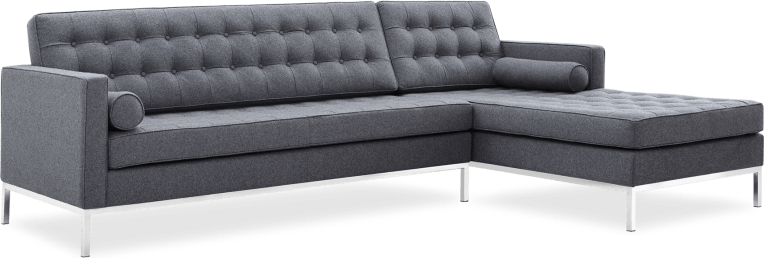 Knoll Corner Sofa Wool/Grey image.