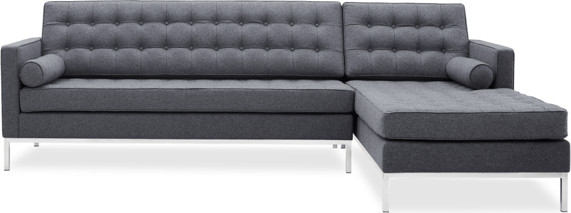 Knoll Corner Sofa Wool/Grey image.