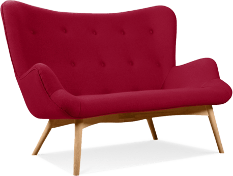 Featherston Sofa Deep Red image.