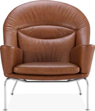 Oculus Chair Premium Leather/Dark Tan image.