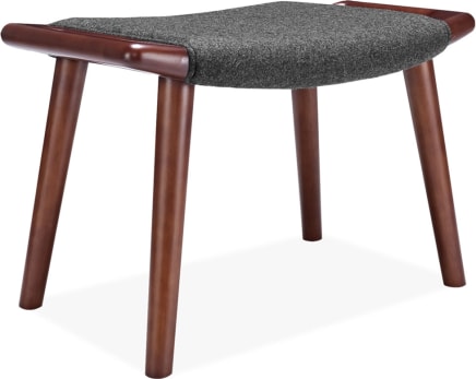 Teddy Bear Stool Wool/Charcoal Grey image.