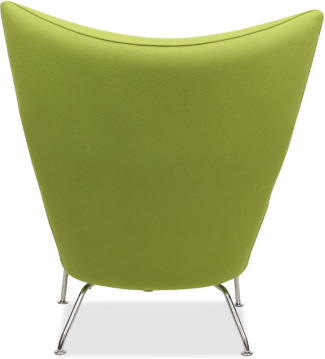 CH445 - Wing Chair Wool/Light Green image.