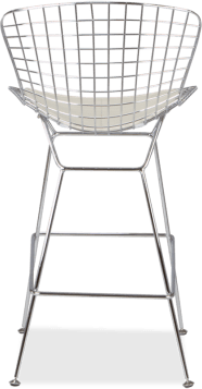 Wire Bar Stool White image.