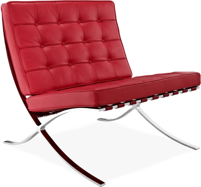 Barcelona Chair Premium Leather/Red image.