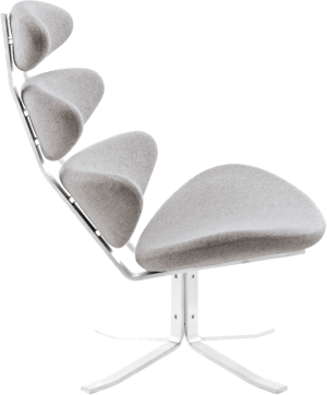 The Corona Chair Wool/Light Pebble Grey image.