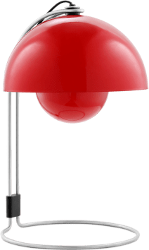 Flowerpot VP4 Style Table Lamp Red image.