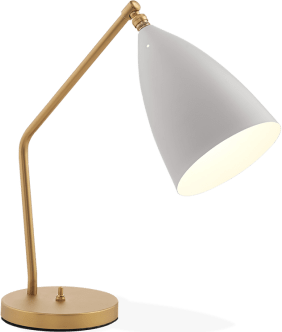Grasshopper Style Table Lamp White image.