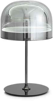 Equatore Style Table Lamp Pearl Black/Large image.