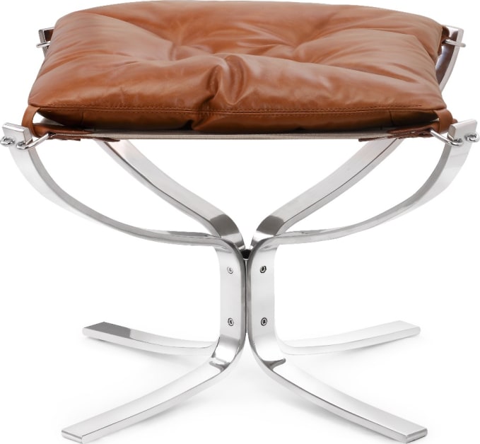 Falcon Stool  Dark Tan image.