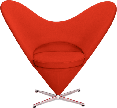 Heart Chair Orange image.