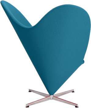 Heart Chair Morocan Blue image.