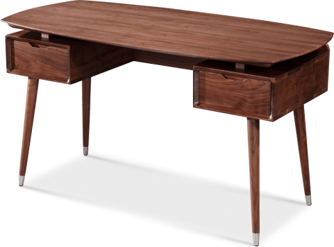 Theo Desk Walnut Veneer image.